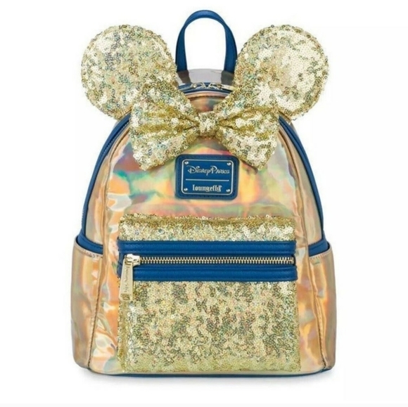 Loungefly Handbags - ⭐NWOT Gold Earridecent Loungefly Disney Parks with Matching Ears⭐